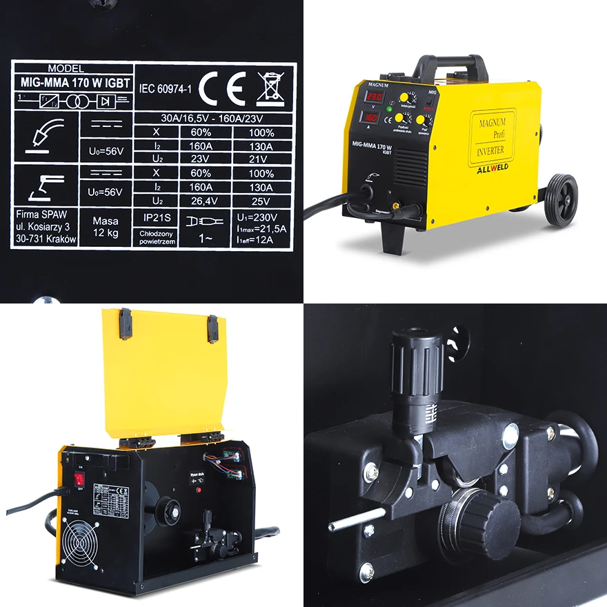 Spawarka Inwertorowa Magnum MIG 170 W IGBT